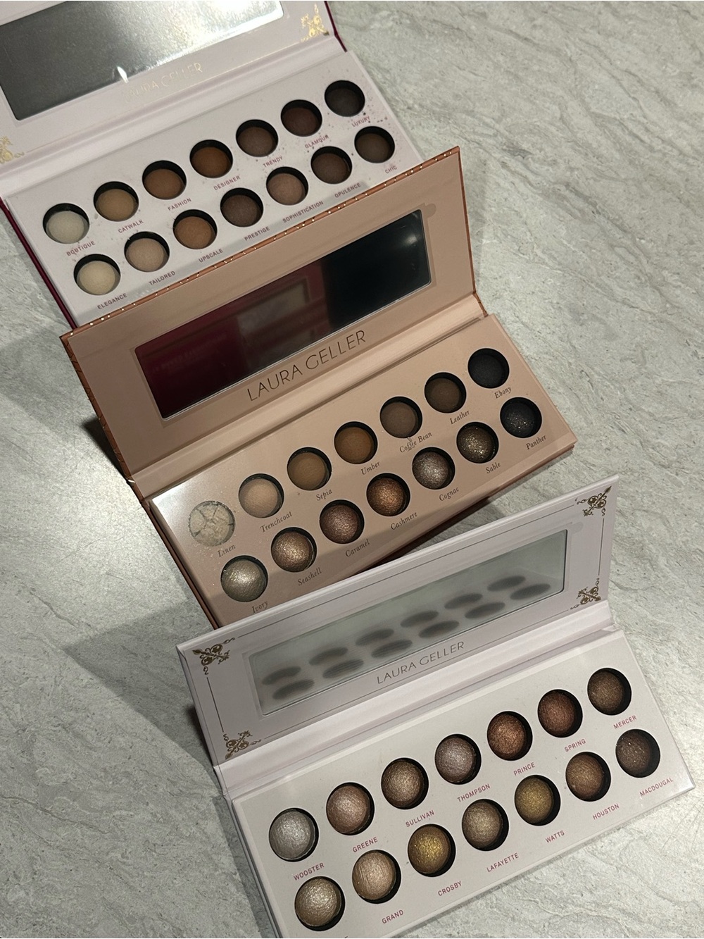 3 Laura Geller Eyeshadow Palette Sets